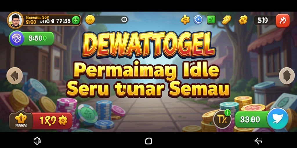 Screenshot gameplay DEWATOGEL dengan tampilan yang menarik.
