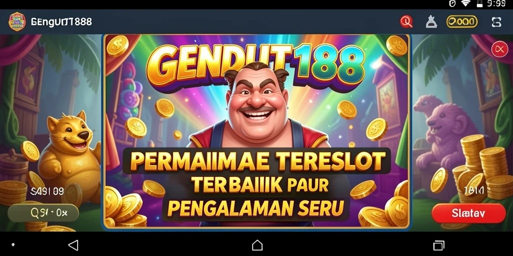Tampilan gameplay Slot GENDUT188 yang menarik dan seru.