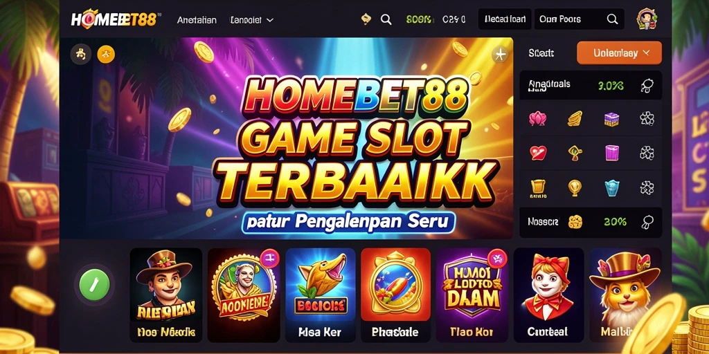 Screenshot gameplay HOMEBET88 menampilkan keseruan permainan slot.