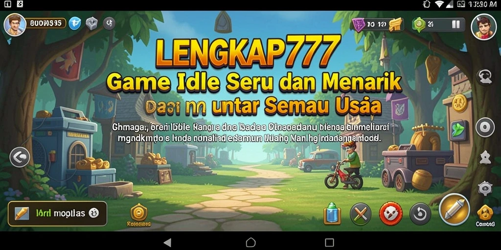 Tampilan gameplay LENGKAP777 yang menarik dan adiktif.