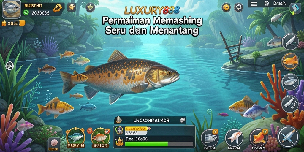 Tampilan gameplay LUXURY88 yang menakjubkan saat memancing.