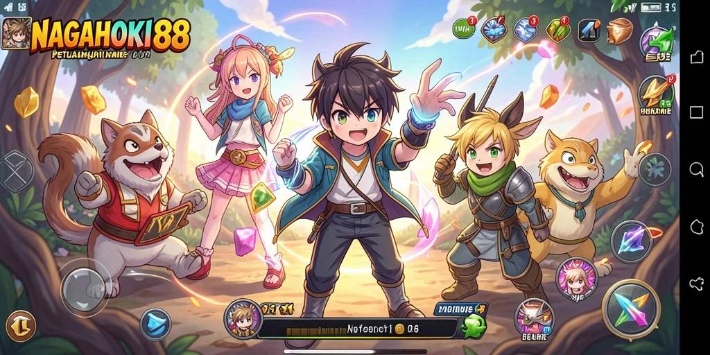 Gameplay seru dan karakter menarik dalam NAGAHOKI88