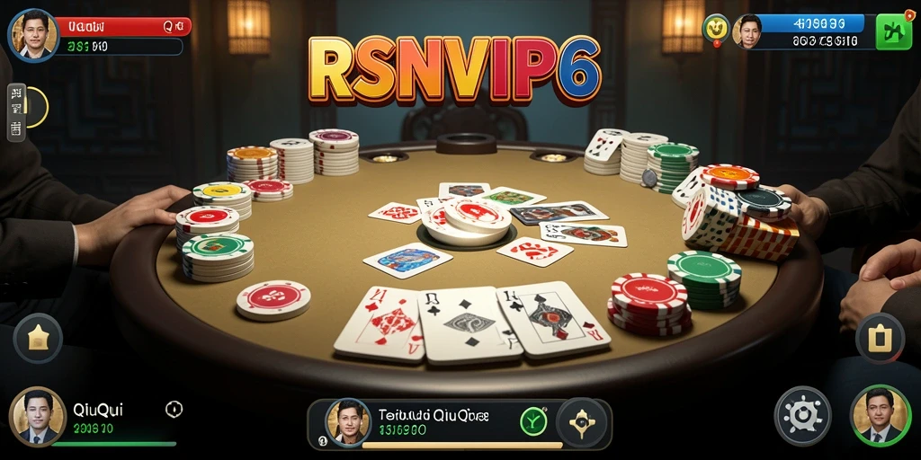 Tampilan gameplay QiuQiu yang seru dan menegangkan.