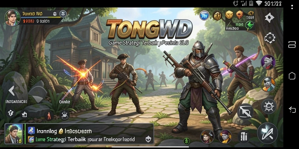Tampak menarik dengan taktik perang yang kompleks dalam gameplay.