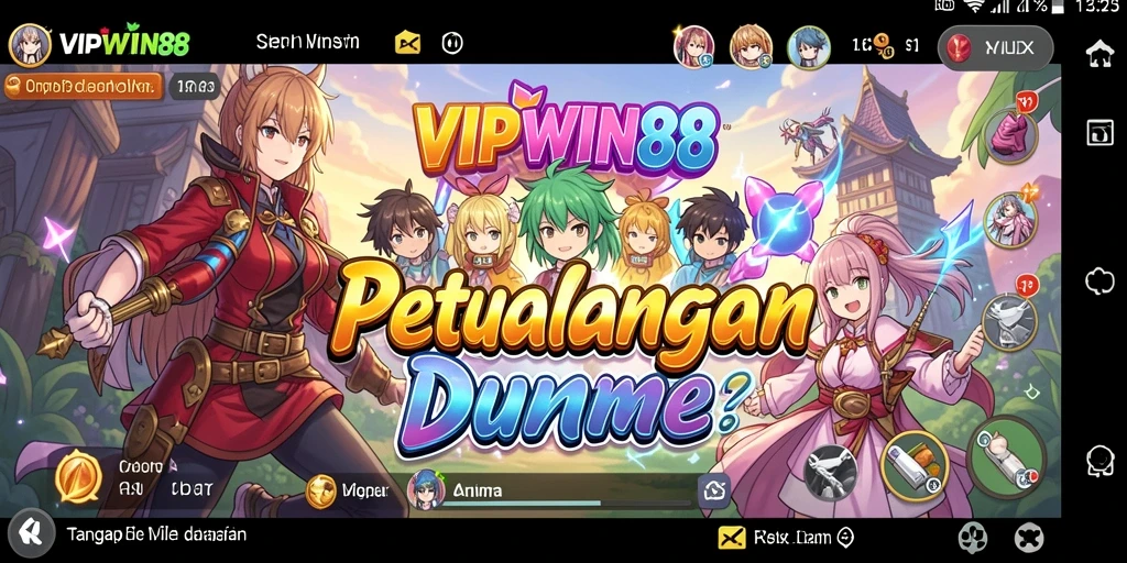 Tampilan menarik gameplay Anime di VIPWIN88 yang sangat memikat.