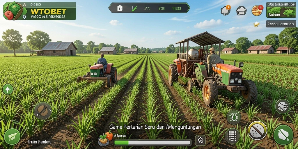 Tampilkan aksi seru di ladang pertanian WTOBET.